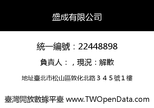 盛成有限公司