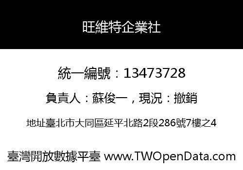 旺維特企業社