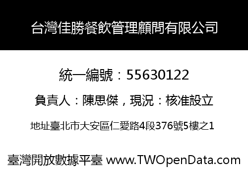 台灣佳勝餐飲管理顧問有限公司