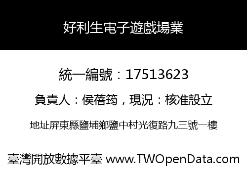 好利生電子遊戲場業