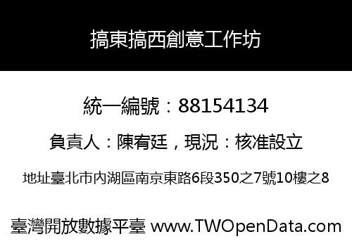 搞東搞西創意工作坊