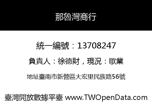 那魯灣商行