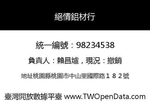 絕情鋁材行