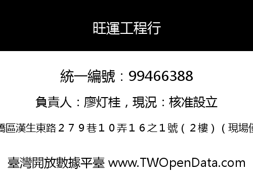 旺運工程行