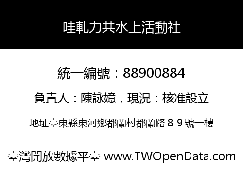哇軋力共水上活動社