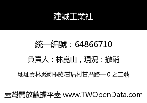 建誠工業社