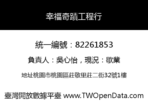 幸福奇蹟工程行