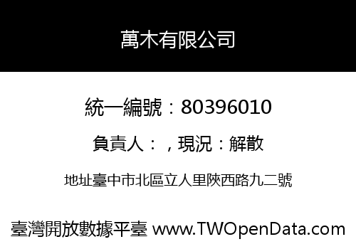 萬木有限公司