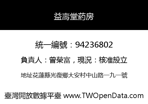 益壽堂葯房