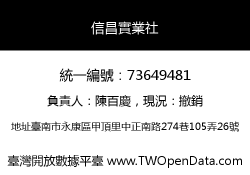 信昌實業社