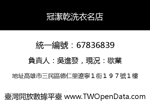 冠潔乾洗衣名店