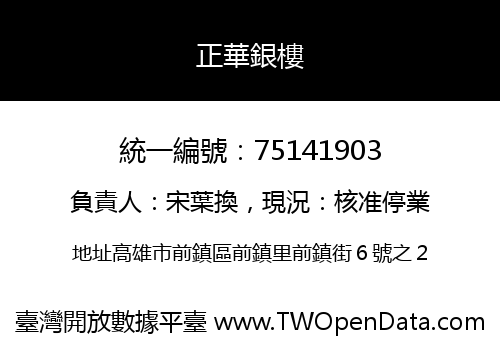正華銀樓