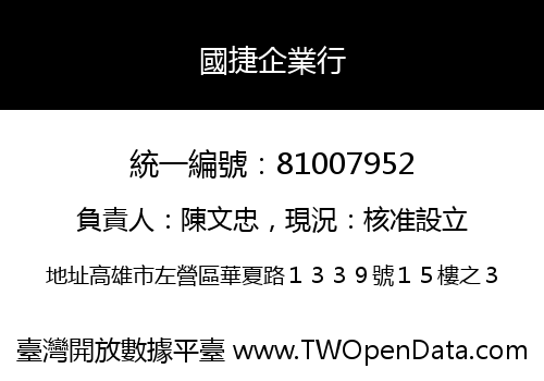 國捷企業行