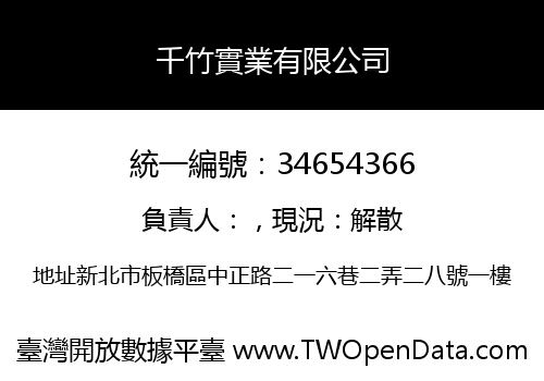 千竹實業有限公司