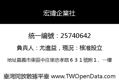 宏瑋企業社