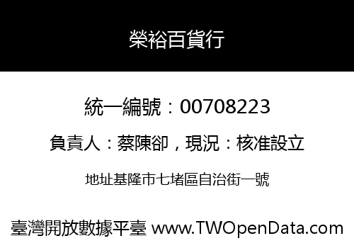 榮裕百貨行