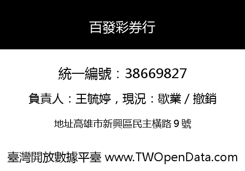 百發彩券行