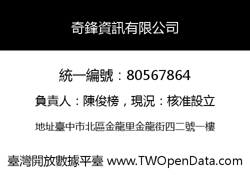 奇鋒資訊有限公司
