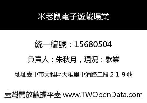 米老鼠電子遊戲場業
