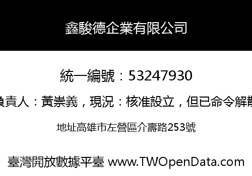 鑫駿德企業有限公司