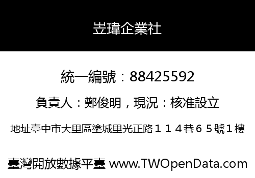 岦瑋企業社