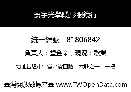 寰宇光學隱形眼鏡行