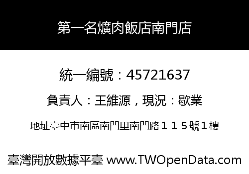第一名爌肉飯店南門店