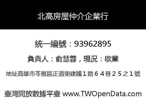 北高房屋仲介企業行