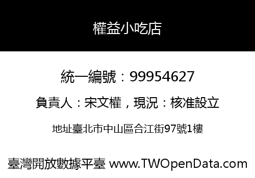 權益小吃店