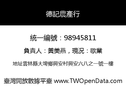 德記農產行