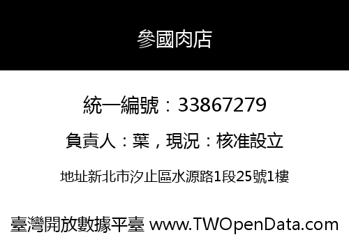 參國肉店