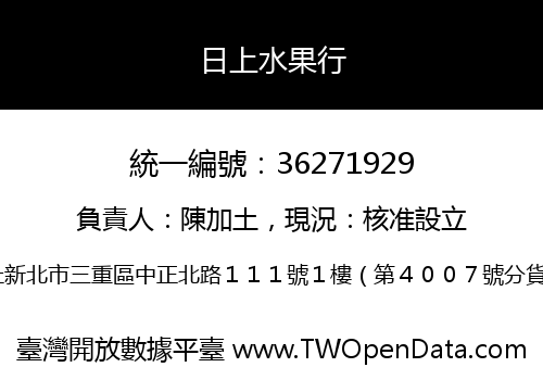 日上水果行