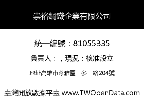 崇裕鋼鐵企業有限公司