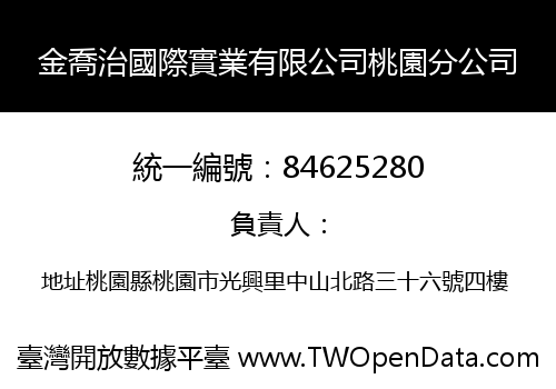 金喬治國際實業有限公司桃園分公司