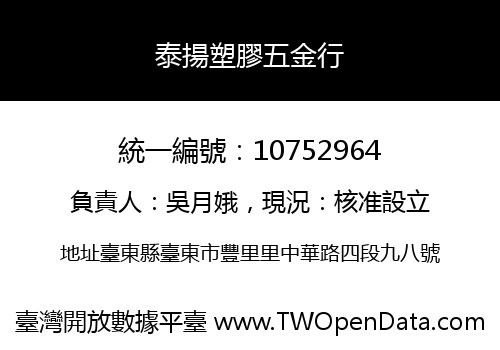 泰揚塑膠五金行
