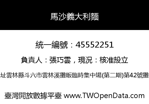 馬沙義大利麵
