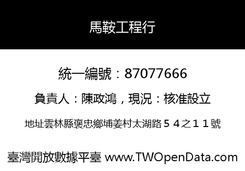 馬鞍工程行