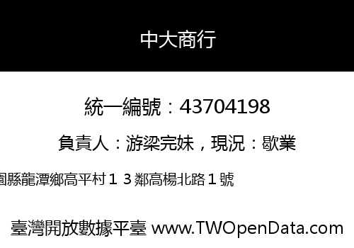 中大商行