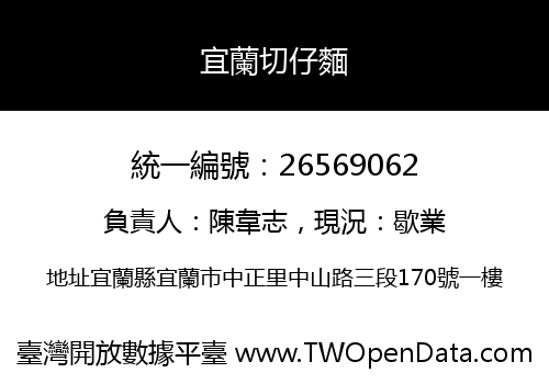 宜蘭切仔麵