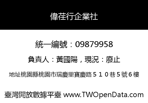 偉荏行企業社