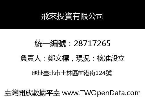 飛來投資有限公司
