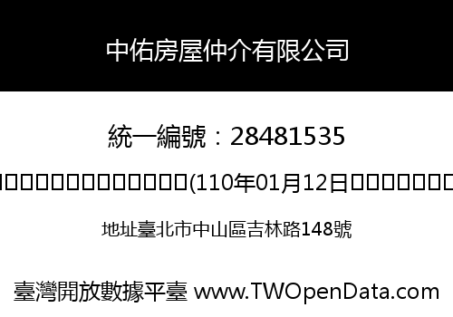中佑房屋仲介有限公司