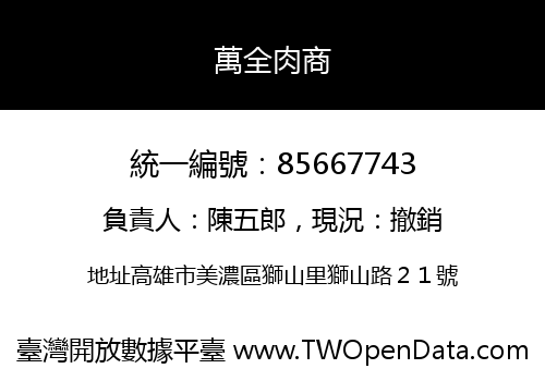 萬全肉商
