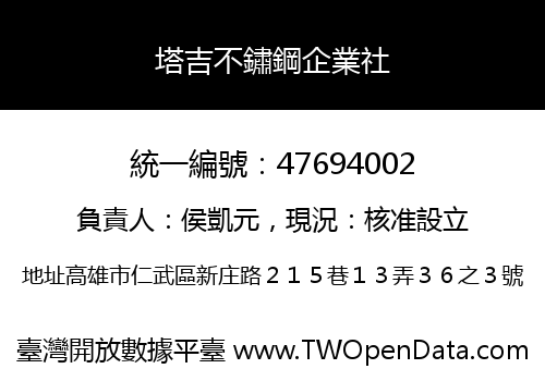 塔吉不鏽鋼企業社