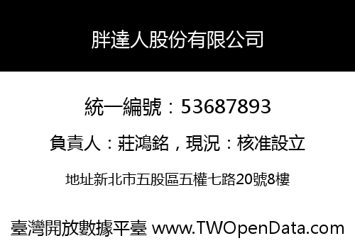 胖達人股份有限公司