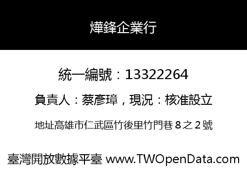 燁鋒企業行