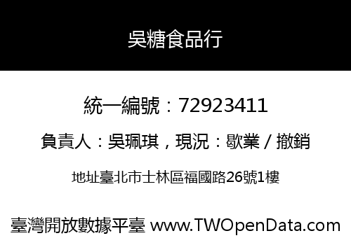 吳糖食品行