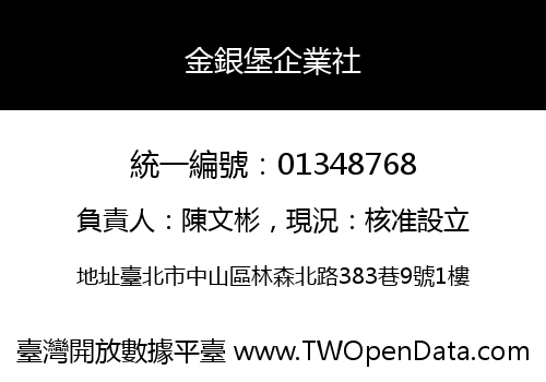 金銀堡企業社