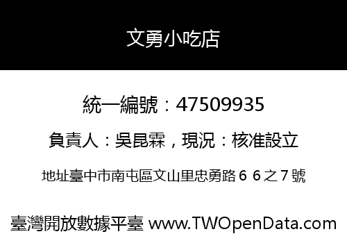 文勇小吃店