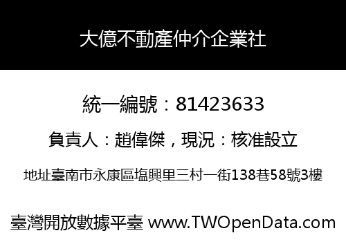 大億不動產仲介企業社